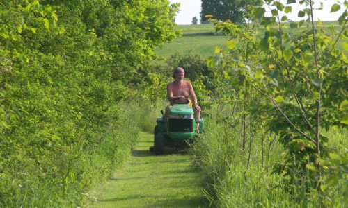 Over a mile of naturist walks